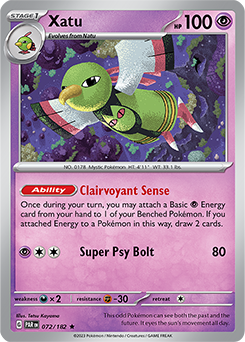Xatu: Rare 072/182 (PAR)