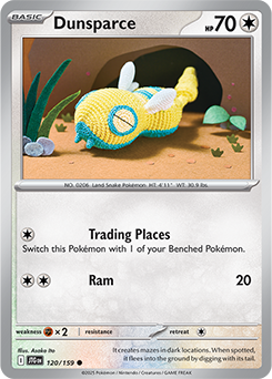 Dunsparce: Common 120/159 (JTG)