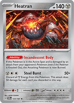 Heatran: Rare 123/167 (TWM)
