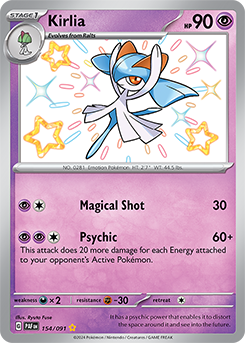 Kirlia: Shiny Rare 154/091 (PAF)