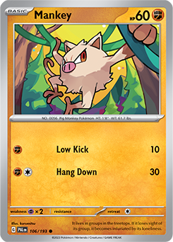 Mankey: Common 106/193 (PAL)
