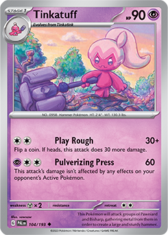 Tinkatuff: Uncommon 104/193 (PAL)