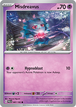 Misdreavus: Common 087/193 (PAL)