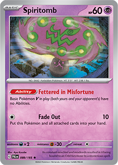 Spiritomb: Rare 089/193 (PAL)