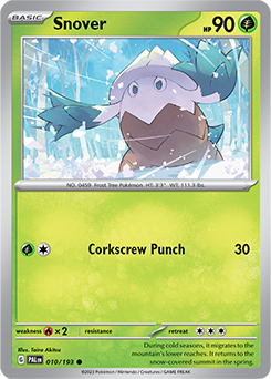 Snover: Common 010/193 (PAL)