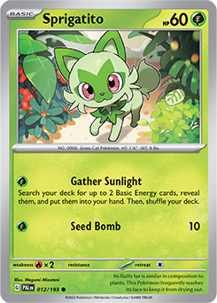 Sprigatito: Common 012/193 (PAL)