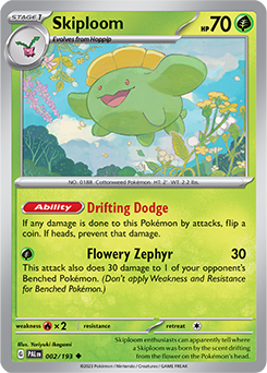 Skiploom: Uncommon 002/193 (PAL)