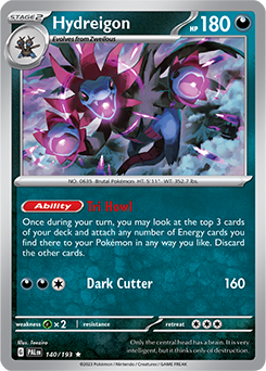 Hydreigon: Rare 140/193 (PAL)