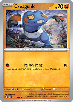 Croagunk: Common 114/193 (PAL)