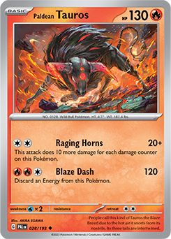 Paldean Tauros: Uncommon 028/193 (PAL)