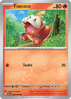 Fuecoco: Common 034/193 (PAL)