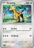 Girafarig: Common 154/193 (PAL)