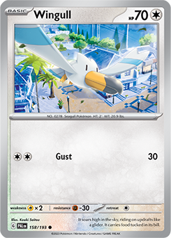 Wingull: Common 158/193 (PAL)