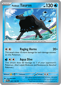 Paldean Tauros: Uncommon 041/193 (PAL)