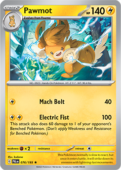 Pawmot: Rare 076/193 (PAL)