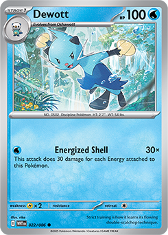 Dewott: Common 022/086 (WHT)