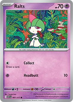 Ralts: Common 087/217 (ASC)