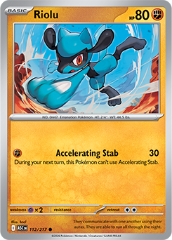 Riolu: Common 112/217 (ASC)