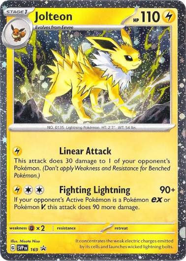 Jolteon: Promo Cosmos Holofoil 169 (SVP)