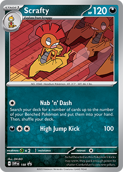 Scrafty: Promo Cosmos Holofoil 188 (SVP)