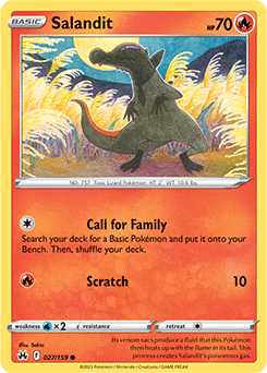 Salandit: Common 027/159 (Crown Zenith)