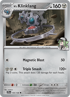 N’s Klinklang: Uncommon 105/159 (JTG)