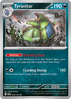 Tyranitar: Rare 095/159 (JTG)