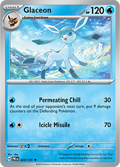 Glaceon: Rare 025/131 (PRE)