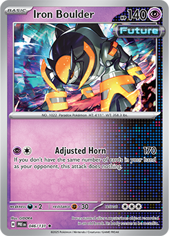Iron Boulder: Rare 046/131 (PRE)