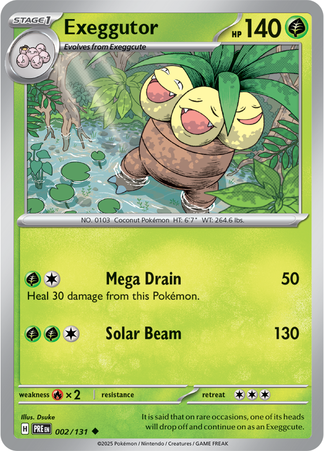 Exeggutor: Uncommon 002/131 (PRE)
