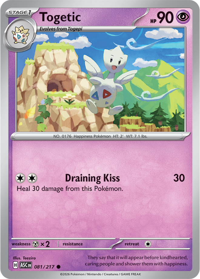 Togetic: Common 081/217 (ASC)
