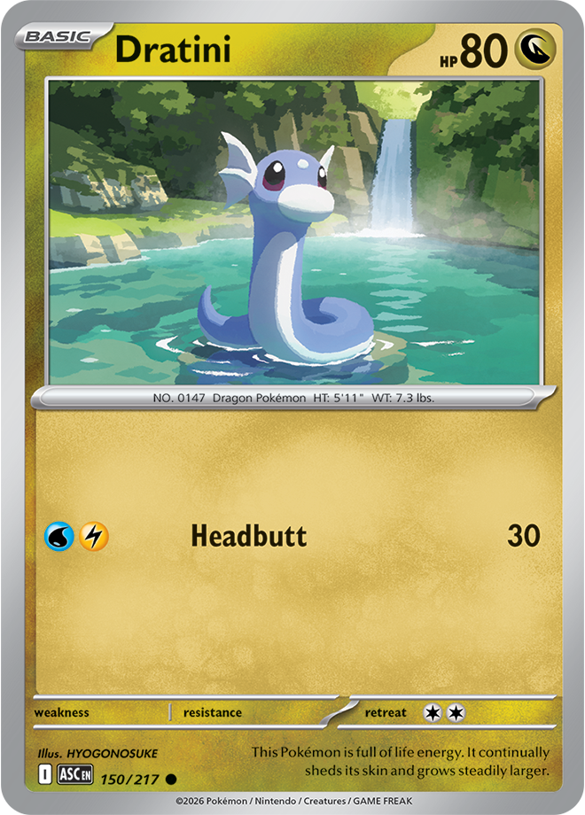 Dratini: Common 150/217 (ASC)