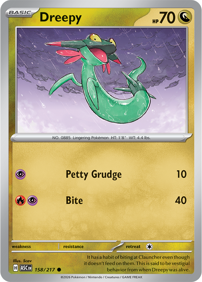 Dreepy: Common 158/217 (ASC)