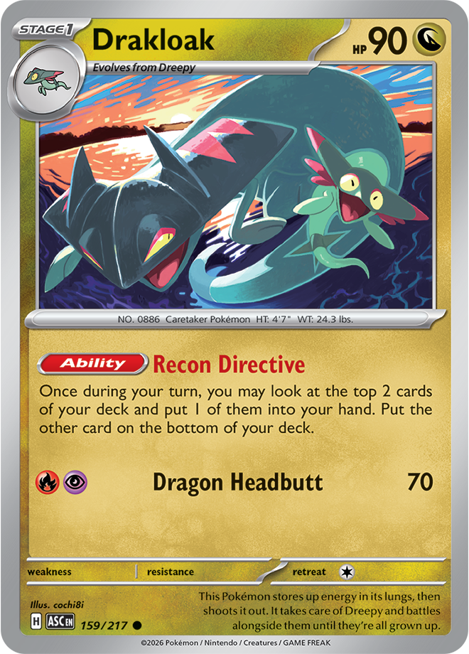 Drakloak: Common 159/217 (ASC)