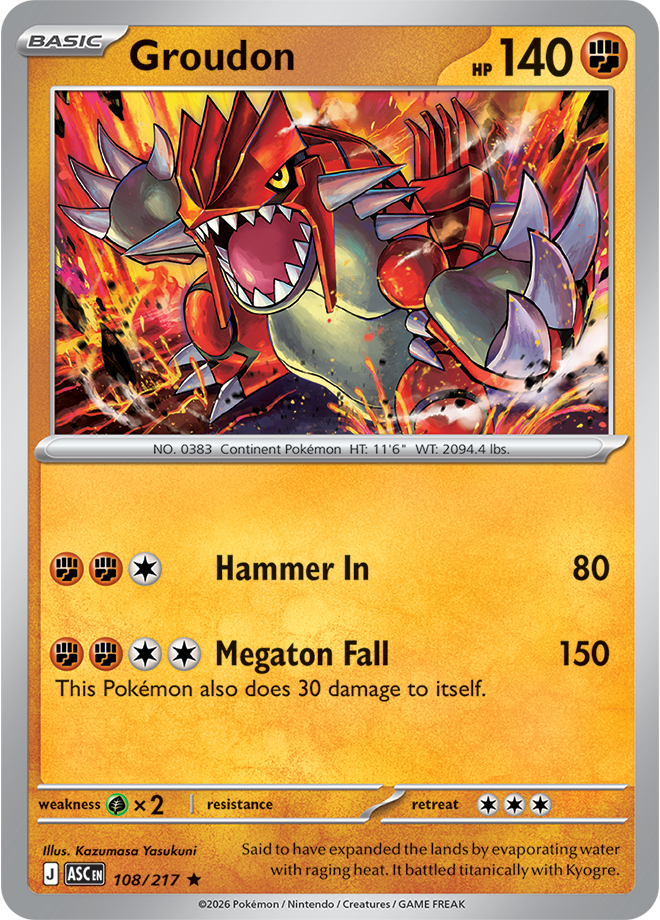 Groudon: Rare 108/217 (ASC)