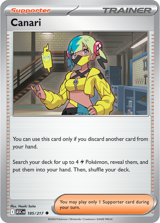 Canari: Uncommon 185/217 (ASC)
