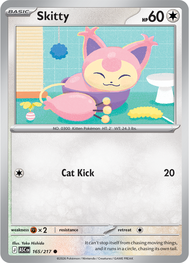 Skitty: Common 165/217 (ASC)