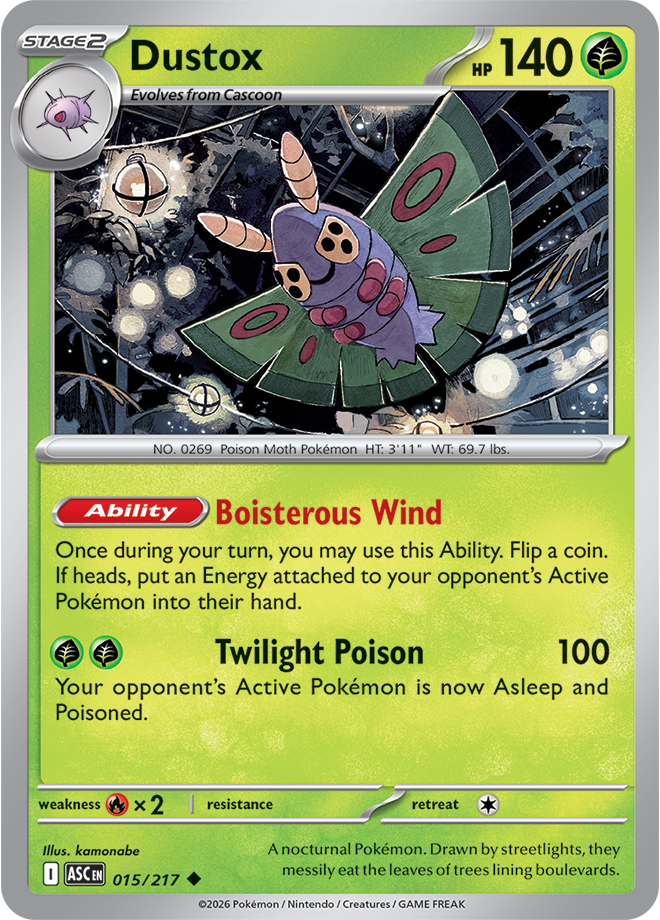 Dustox: Uncommon 015/217 (ASC)