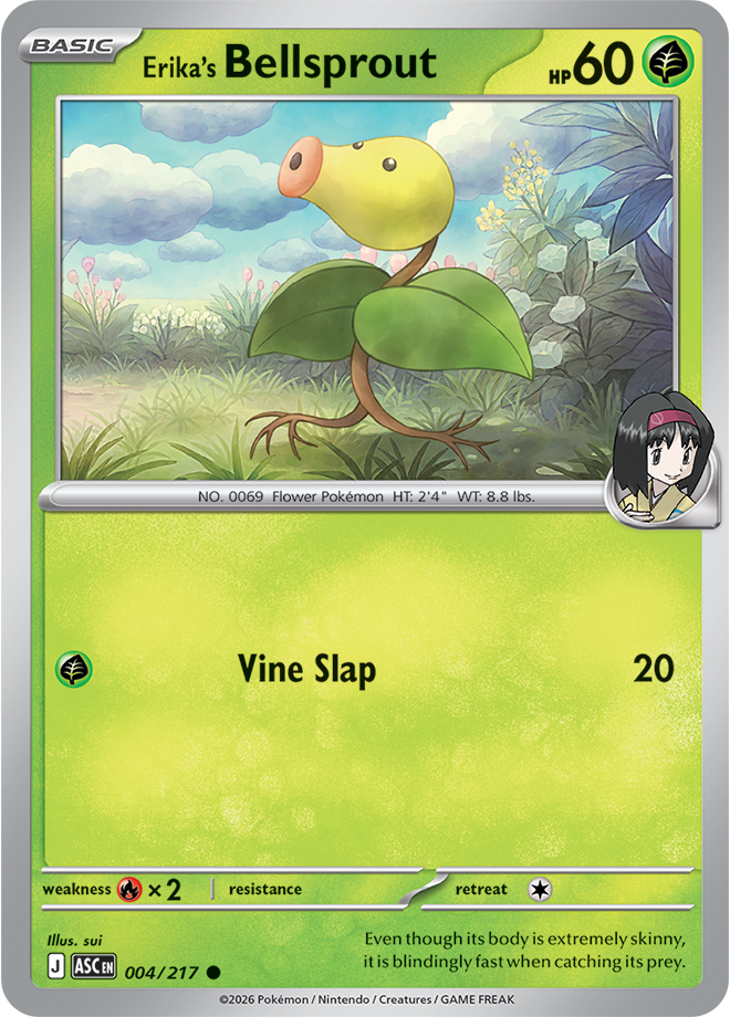 Erika’s Bellsprout: Common 004/217 (ASC)