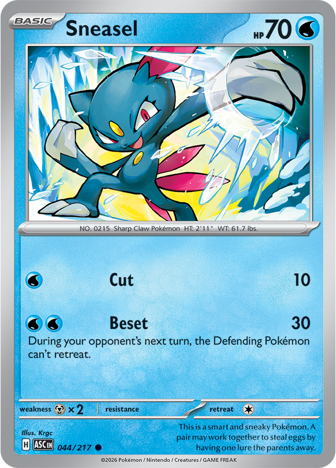 Sneasel: Common 044/217 (ASC)