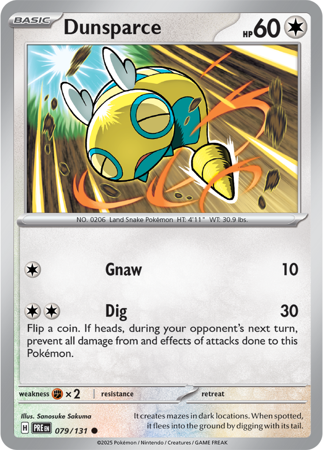 Dunsparce: Common 079/131 (PRE)