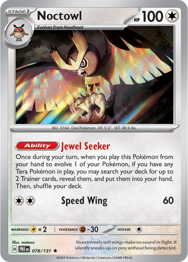 Noctowl: Rare 078/131 (PRE)