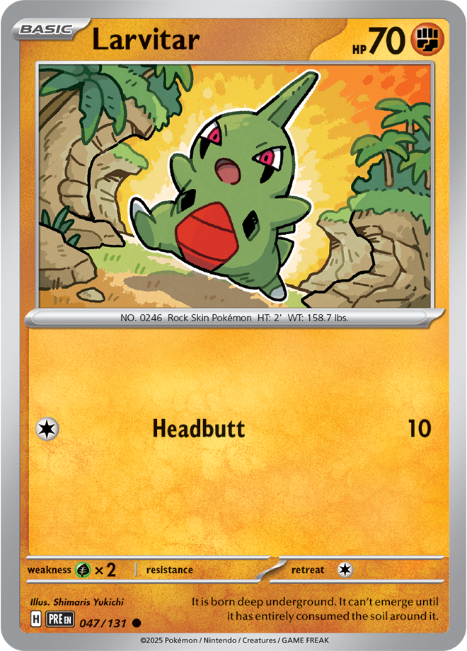 Larvitar: Common 047/131 (ASC)