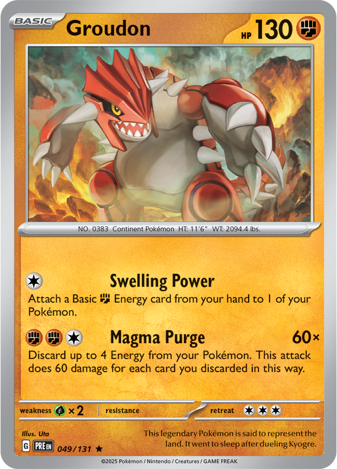 Groudon: Rare 049/131 (PRE)