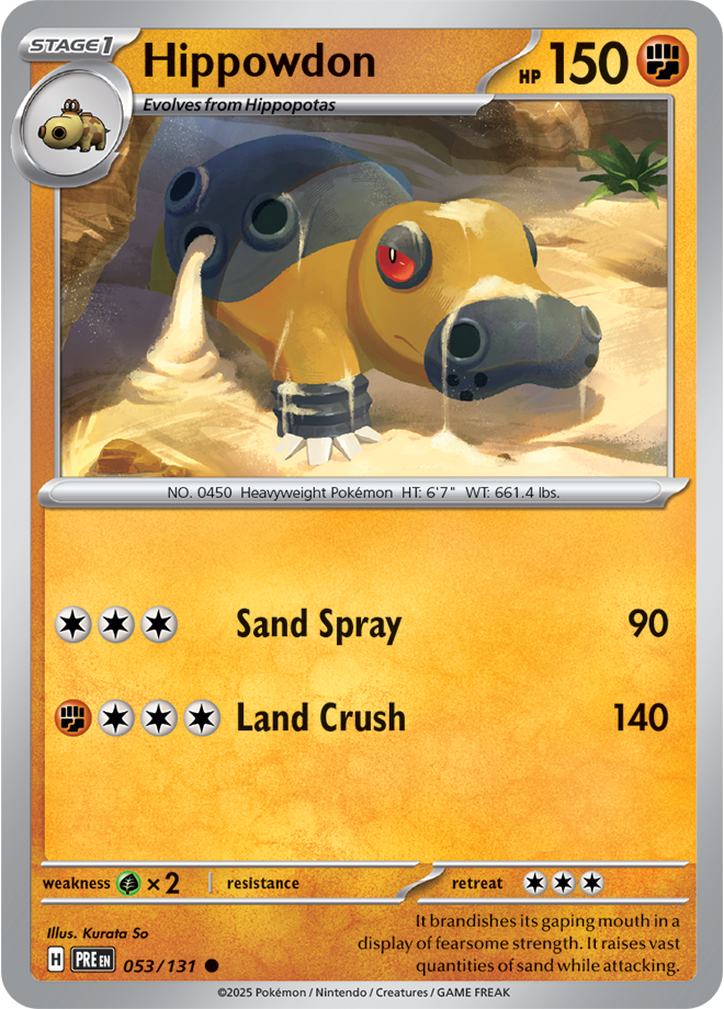 Hippowdon: Common 053/131 (PRE)