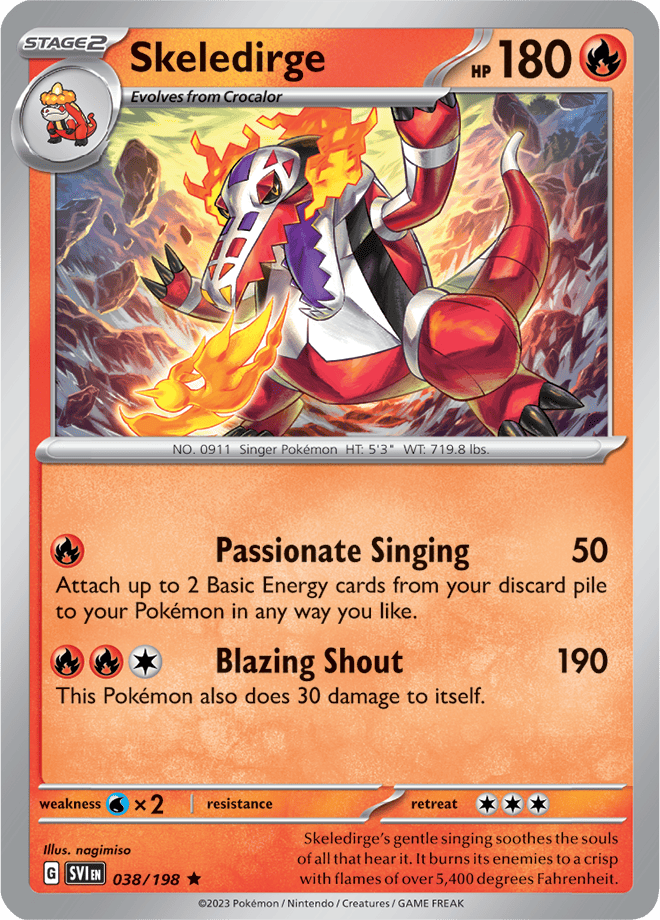 Skeledirge: Rare 038/198 (SVI)