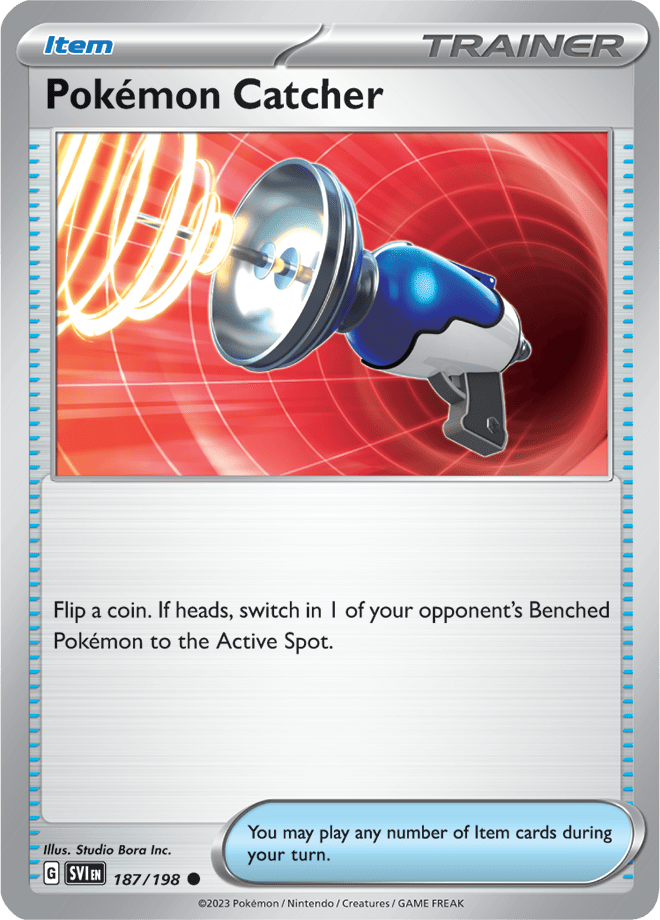 Pokemon Catcher: Common 187/198 (SVI)