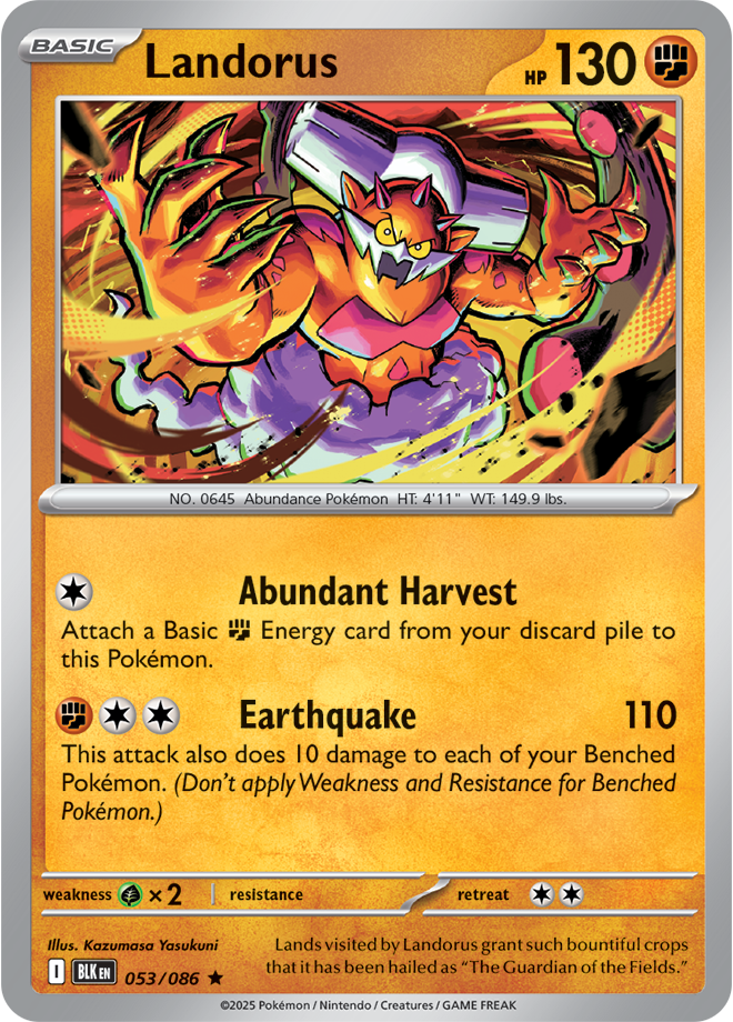 Landorus: Rare 053/086 (BLK)