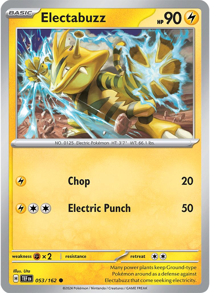 Electabuzz: Common 053/162 (TEF)