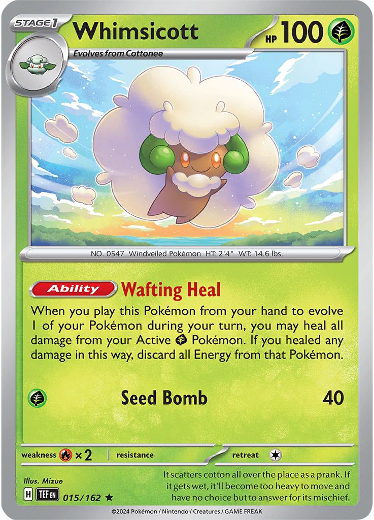 Whimsicott: Rare 015/162 (TEF)